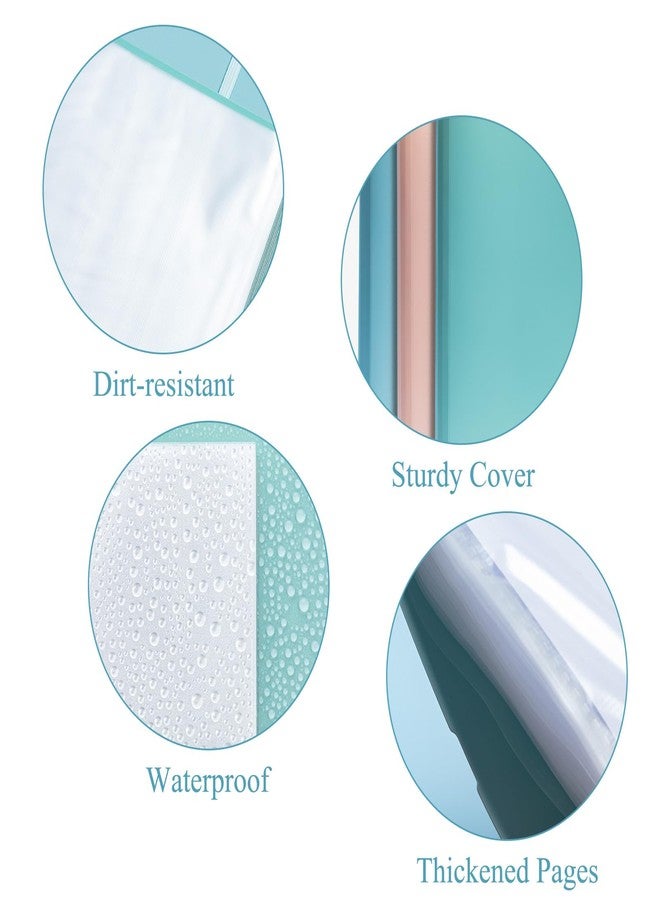 ام اند جي مجلد M&G بحجم A3 ذو 30 جيبًا مع أكمام بلاستيكية (أزرق)، كتاب عرض تقديمي، حافظة أعمال فنية متينة مقاس 19.6 × 12.2 بوصة مع واقيات شفافة للأوراق الفنية، منظم مستندات - Image 5