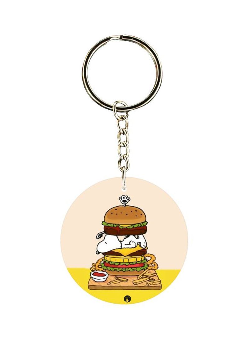 RKN Cartoon Themed Dual Sided Keychain
