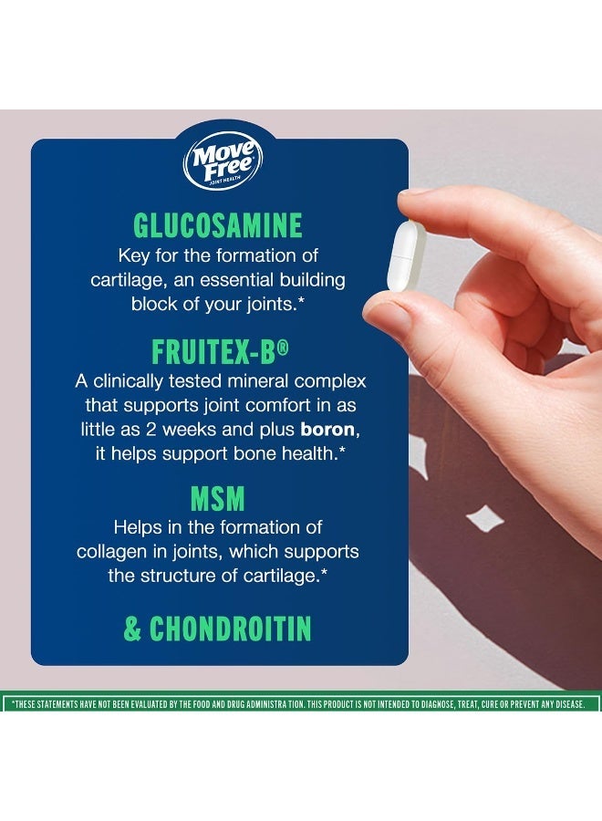 موف فري Advanced Plus MSM with Glucosamine,120 - 2 Pack - Image 4