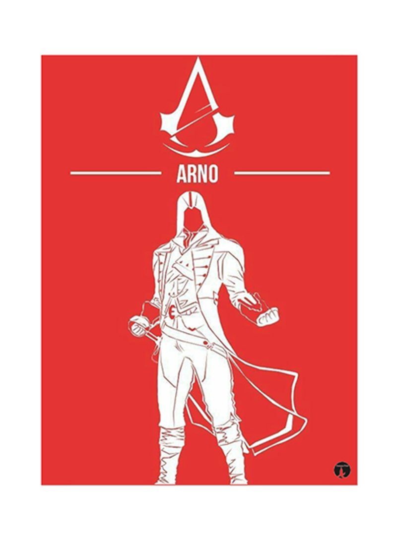 RKN Video Game Assassin's Creed Metal Plate Poster Multicolour 15x20centimeter