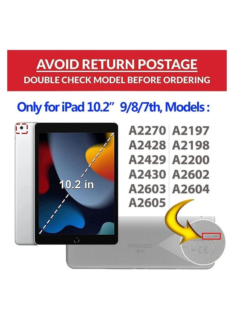 Raxoom iPad 10.2 Kids Case, iPad 7th Generation Case for kids, Light Weight Shockproof EVA Foam Protective Tablet Cover Handle Stand Child Friendly Case for Apple iPad 10.2 inch and Air 3 2019 - Black - Image 2