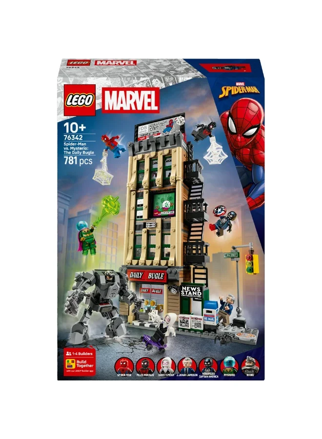 LEGO Marvel Spider-Man vs. Mysterio: The Daily Bugle 76342 (Age 10+, 781 Pieces)