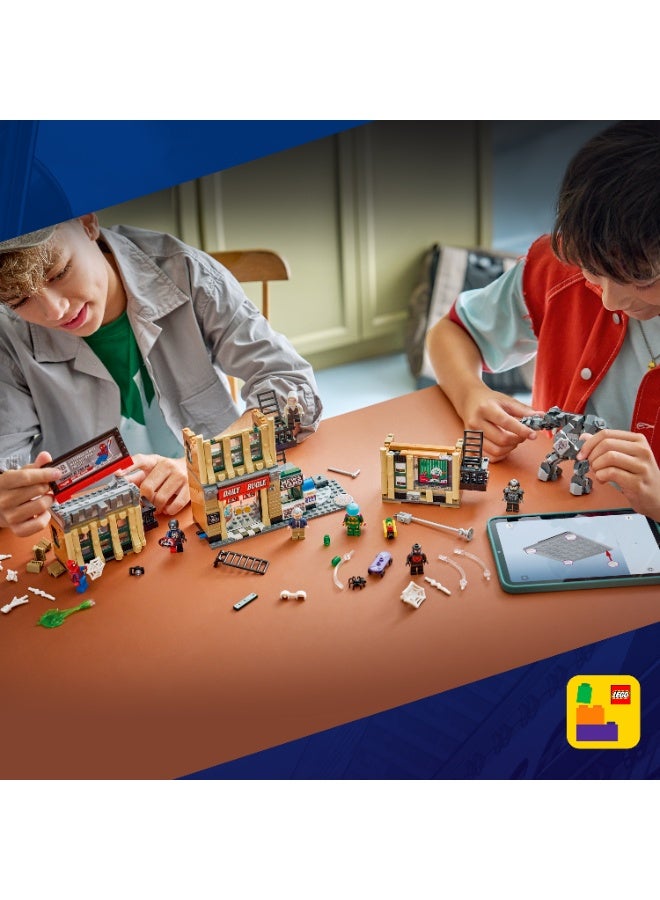 ليغو الرجل العنكبوت بمواجهة ميستيريو: صحيفة ذا ديلي باغل من ليغو® مارفل لعبة بناء بطل خارق للعب التظاهر - 76342 - Image 3