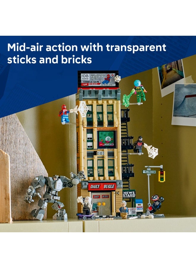 ليغو Marvel الرجل العنكبوت بمواجهة ميستيريو: صحيفة ذا ديلي باغل، لعبة البطل الخارق للأطفال بعمر ١٠ سنوات وأكثر (٧٨١ قطعة) 76342 - Image 5