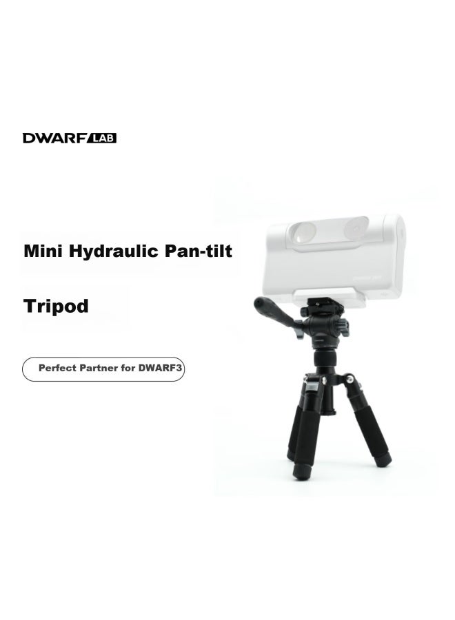 Dwarflab Hydraulic Pan-tilt Aluminum Alloy Tripod, Portable Stable Equatorial Mount, Professional Outdoor - Image 1