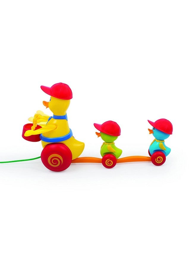 giggles L Giggles - Duck Parade, 2 In Pull Along Toy, Drum,Linking,Encourages Walking, 12 Months & Above, Infant And Preschool Toys - Image 3