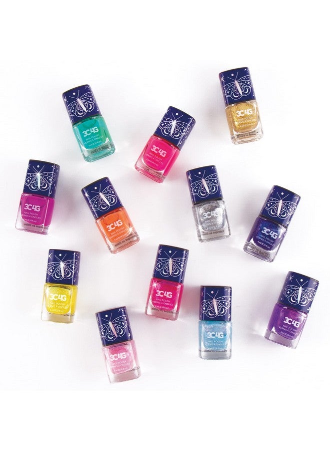 3C4G Celestial 12-Pack Nail Polish Tower for Girls & Teens - 12 Vibrant, Non-Toxic Colors - Safe & Fun Nail Polish Set for Kids Ages 8+ Perfect for Birthdays, Parties, & DIY Manicures Make It Real - Image 4