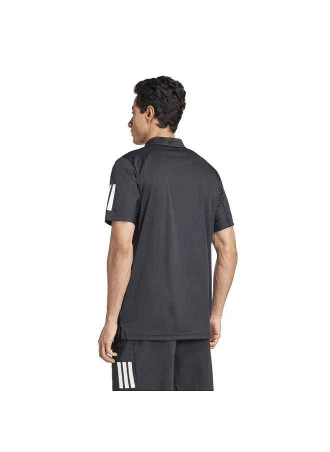 Adidas adidas CLUB 3STR POLO Black Tennis POLO SHIRTS for Men - XS