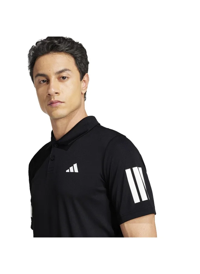 Adidas Adidas Club 3Str Polo M Black Tennis Polo Shirts For Men