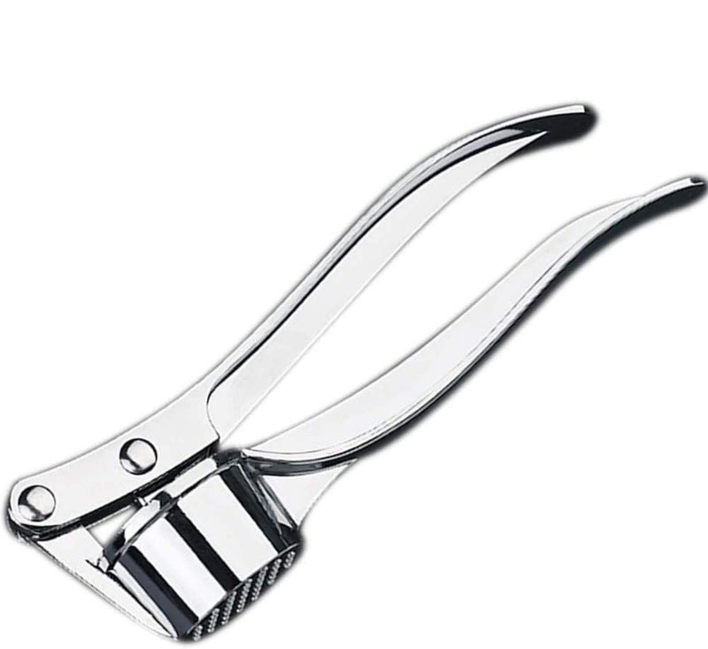 MT Stainless Steel Garlic Ginger Mincer CrUSher Peeler Squeezer, Silver, Garlicpresser01 - Image 1