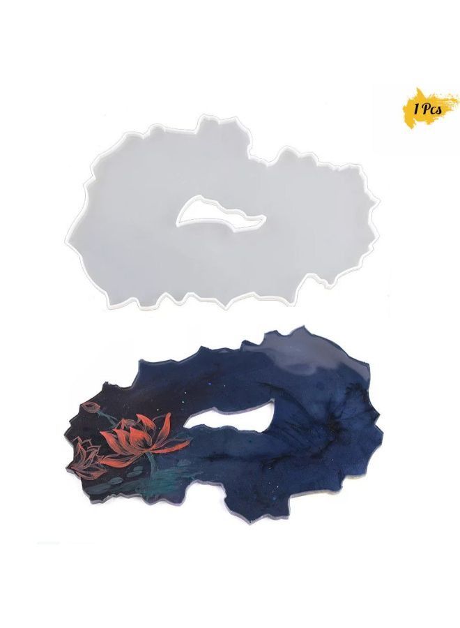 1-Piece Tray Geode Shape Silicone Mold for Resin DIY - Image 1