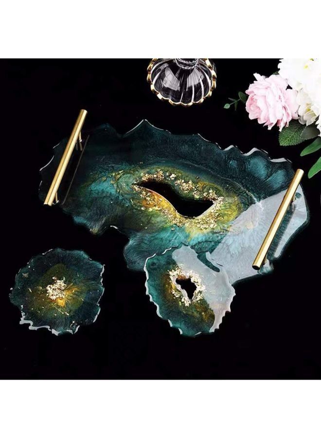 1-Piece Tray Geode Shape Silicone Mold for Resin DIY - Image 4