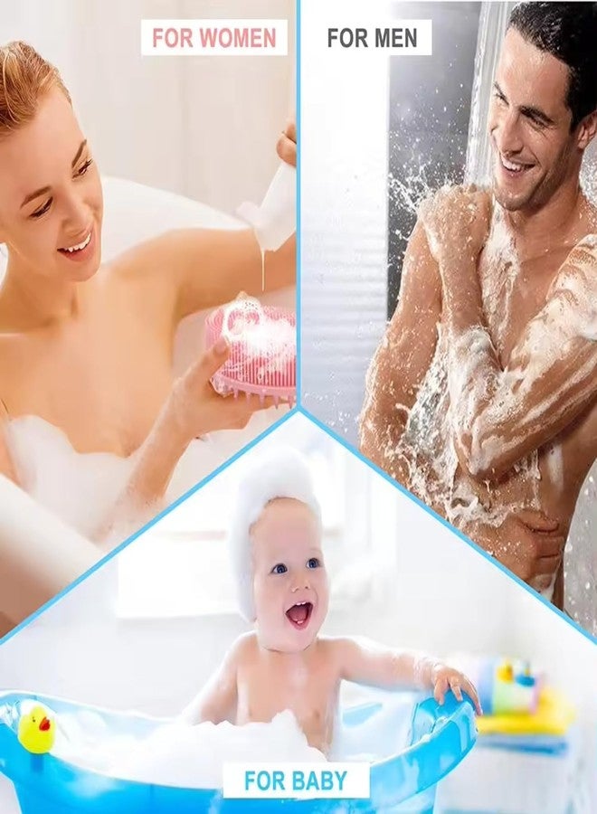 PRITASHA Soft Silicone Body Scrubber - Gentle Exfoliating Bath Brush for Sensitive Skin, Baby Bath Brush, Hygienic Body Wash Scrubber for Shower, All Skin Types Suitable (Bath and Shampoo Brush-0R) - Image 3