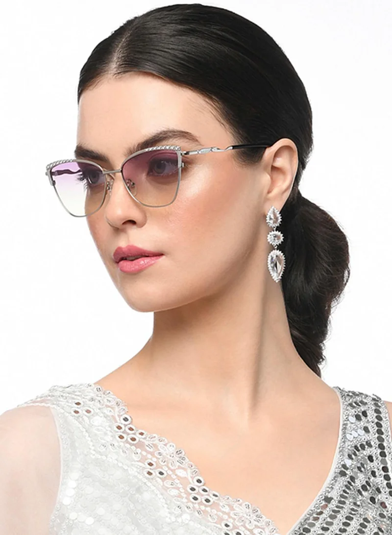 VINCENT CHASE Women's Polarized Cat Eye Sunglasses VC S16467