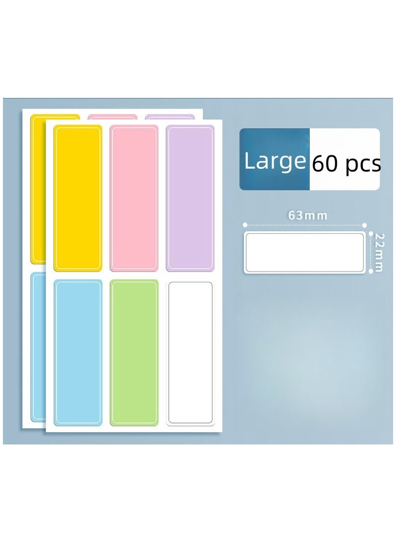 260PCS Assorted Colors Waterproof Removable Labels -Daycare Bottles Self-Adhesive Name Label Stickers for Baby,Kids,Toddlers School Supplies,Water Bottles,Garage Sale - Image 3