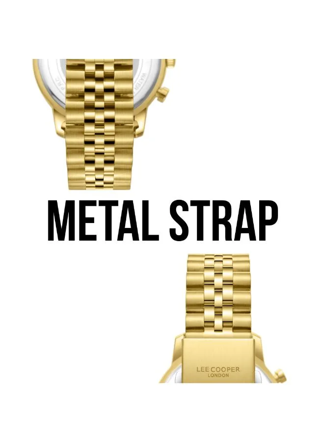 لي كوبر Men's Metal Multi Function Watch LC08187.130 - 43 mm