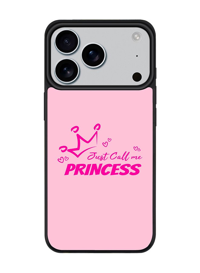 Stylizedd iPhone 17 Pro Case, [Compatible with MagSafe] Slim Magnetic cover Phone Case iPhone 17 Pro -Just call me princess - Image 1
