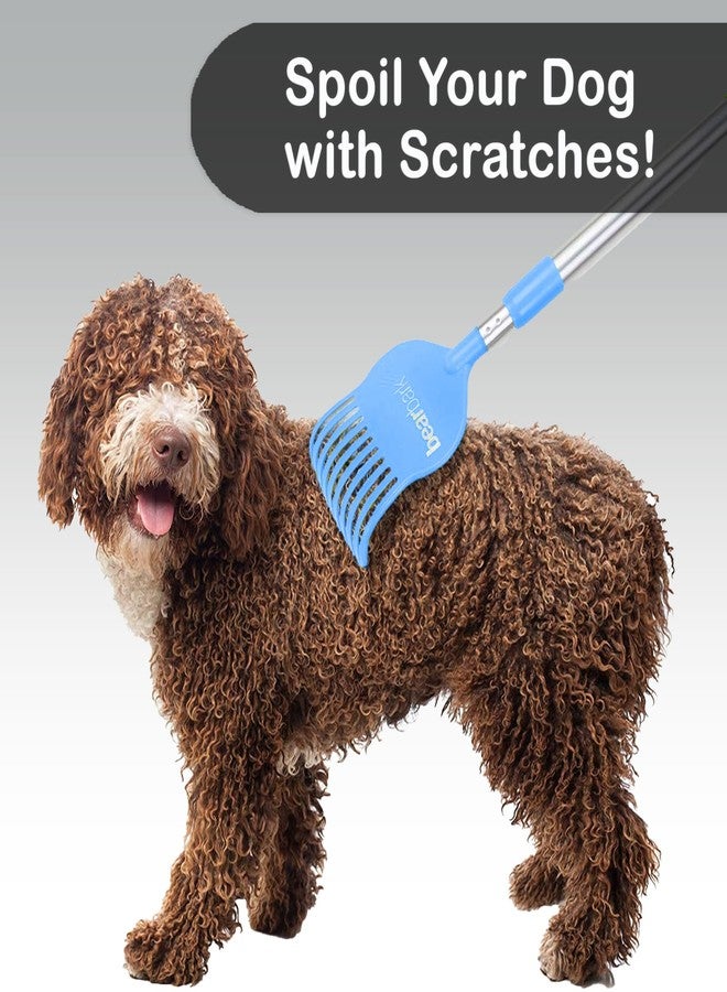 bearback Bearbark Dog Scratcher - Extendable Long-Reach Grooming & Scratching Tool for Dogs | Fun Shedding Aid | Great Gift for Pet Lovers | US Small Business - Image 2