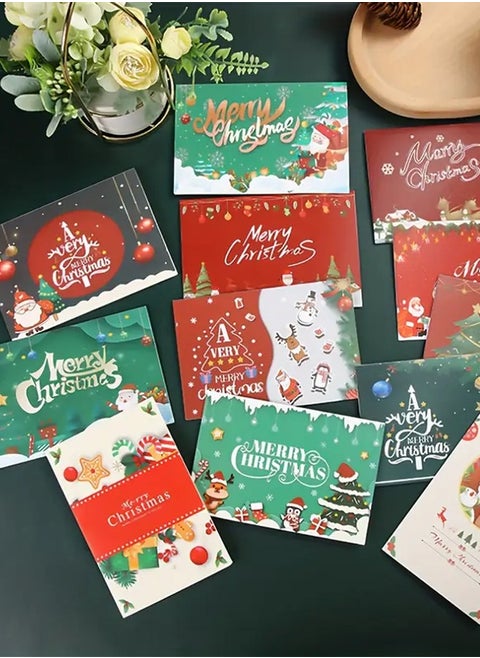 Christmas Cards 24 Gold And Glitter Christmas Cards With Envelopes Assorted Holiday Cards