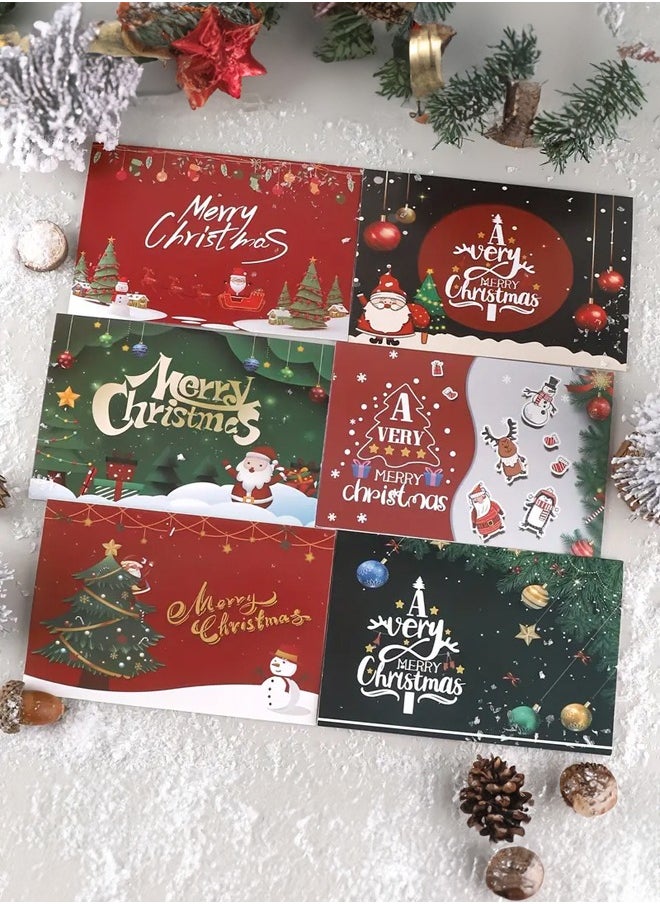 Christmas Cards 24 Gold And Glitter Christmas Cards With Envelopes Assorted Holiday Cards