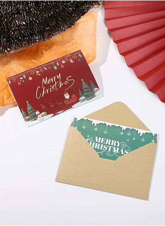 Christmas Cards 24 Gold And Glitter Christmas Cards With Envelopes Assorted Holiday Cards