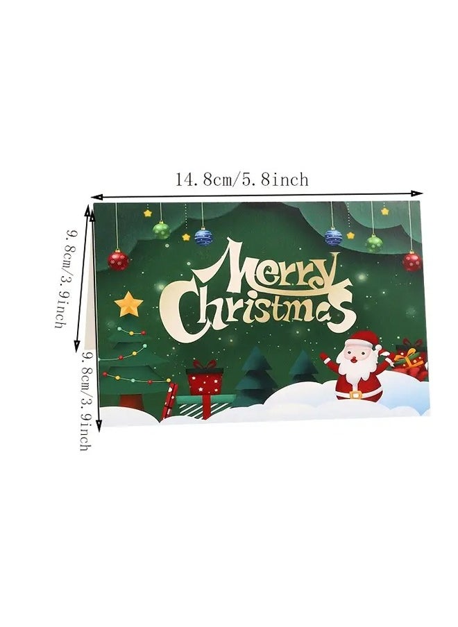 Christmas Cards 24 Gold And Glitter Christmas Cards With Envelopes Assorted Holiday Cards