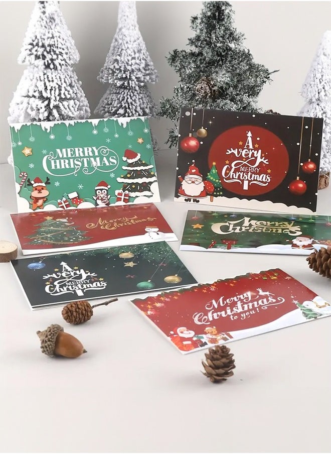 Christmas Cards 24 Gold And Glitter Christmas Cards With Envelopes Assorted Holiday Cards