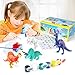 BAODLON Kids Arts Crafts Set Dinosaur Toy Painting Kit 10 Dinosaur Figurines Decorate Your Dinosaurs Create a Dino World Painting Toys Gifts for 5 6 7 8 Year Old Boys Kids Girls Toddlers - Image 2