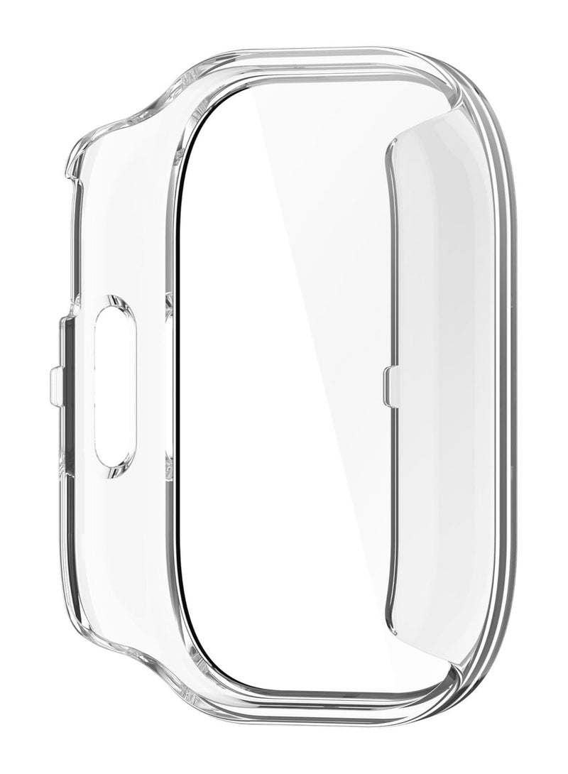 HablTech Protective Case Suitable for Redmi Watch 5 Active Case Hard PC Case with Tempered Glass Screen Protectors Full Protective Cover(Clear)  - Image 5