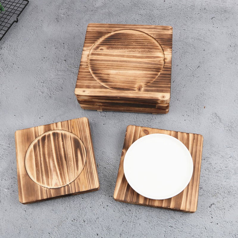 Safe Stone Pot Mat Heat-insulated Mat Casserole Wood Tray Practical Pot Mat Pot Supply - Image 3