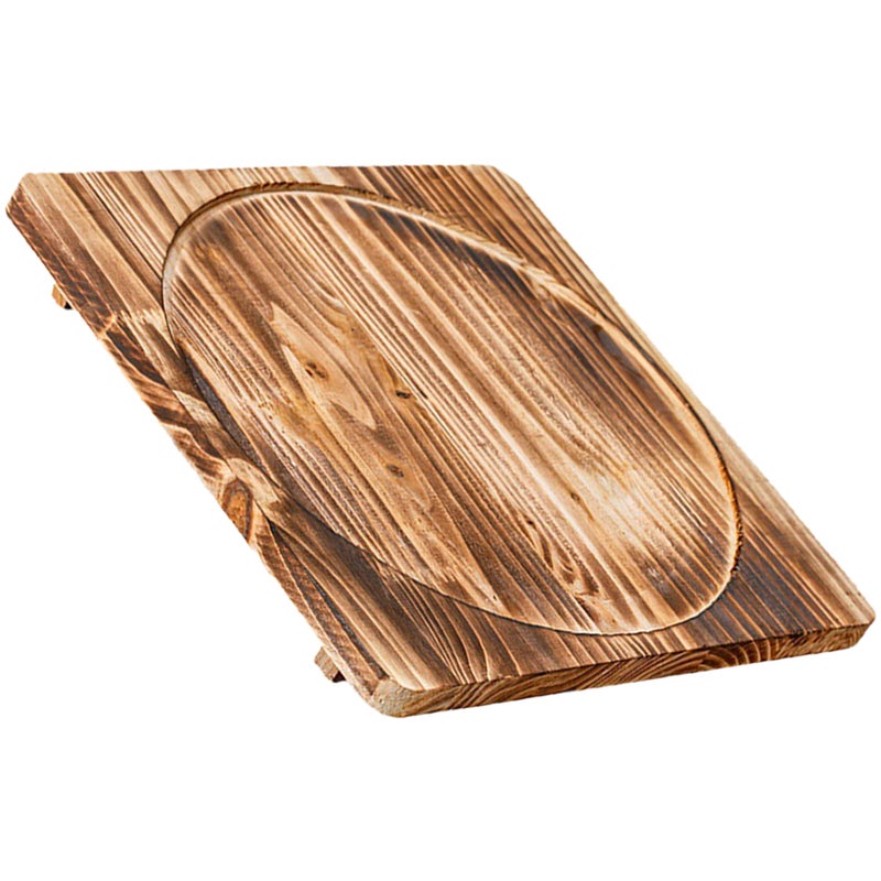 Safe Stone Pot Mat Heat-insulated Mat Casserole Wood Tray Practical Pot Mat Pot Supply - Image 1