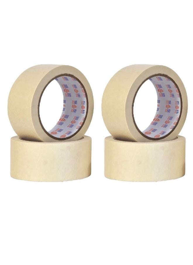 Asmaco Masking Tape Normal Grade - White - 24 Mm x 25 Yards - Set of 02 