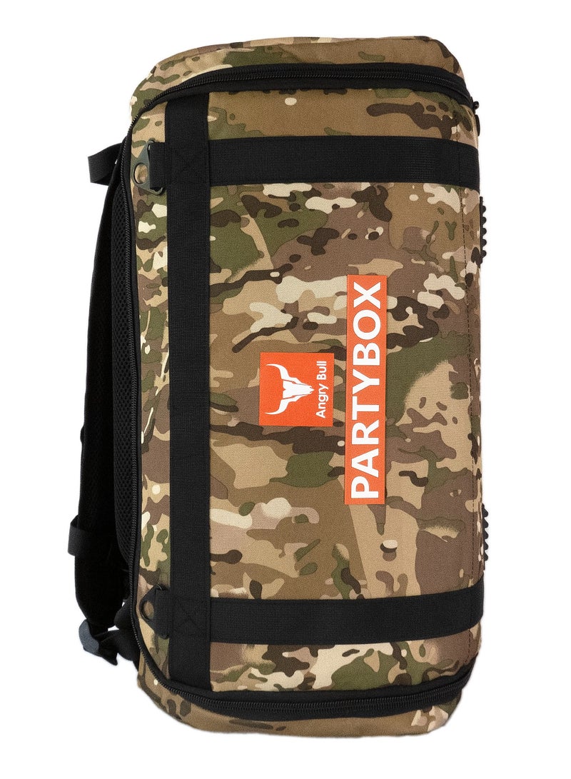 Angry Bull Speaker Bag Carrying Case Backpack Compatible with JBL Partybox 110 Backpack bag ARMY - C  - Image 1