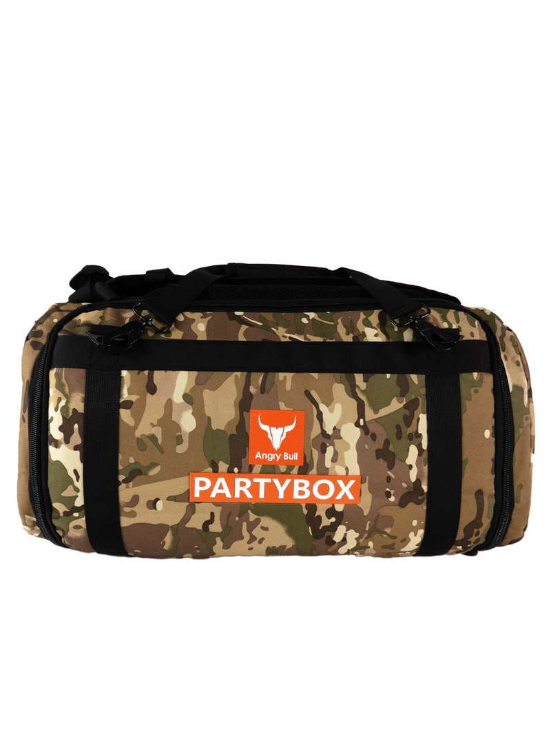Angry Bull Speaker Bag Carrying Case Backpack Compatible with JBL Partybox 110 Backpack bag ARMY - C  - Image 3