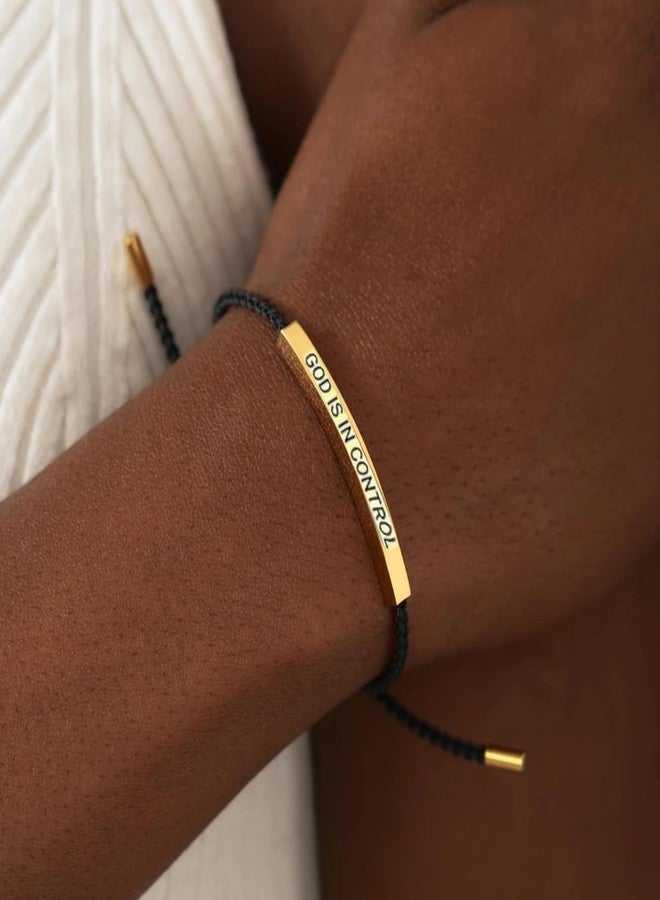 72ore God Is In Control Bracelet Jesus Bracelets Christian Faith Jewelry Inspirational Religious Gift for Women Men Encouragement Scripture Bracelets - Image 5
