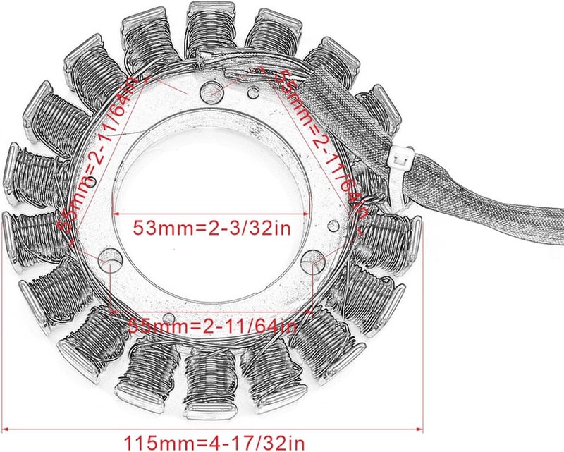 Wivplex Motorcycle Ignition Magneto Stator Coil - Image 2