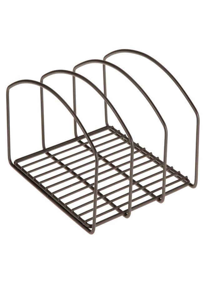 OGFC 29115 Cookware Organizer Rack for Kitchen Cabinet, Pantry and Shelves - Organizer Holder with Three Slots for Cookie Trays, Muffin Tins, Bread Pans, Cutting Boards - BLACK - Image 5