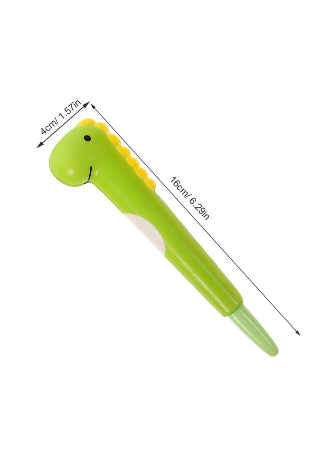 Cute Cartoon Pens, Black Ink, Animal and Fruit Shaped Stress-Relieving Pens for Kids, 9-Piece Cute School Supplies Pen Set, Suitable for Children, Fun Kids Gift (Random Styles Sent) - Image 3