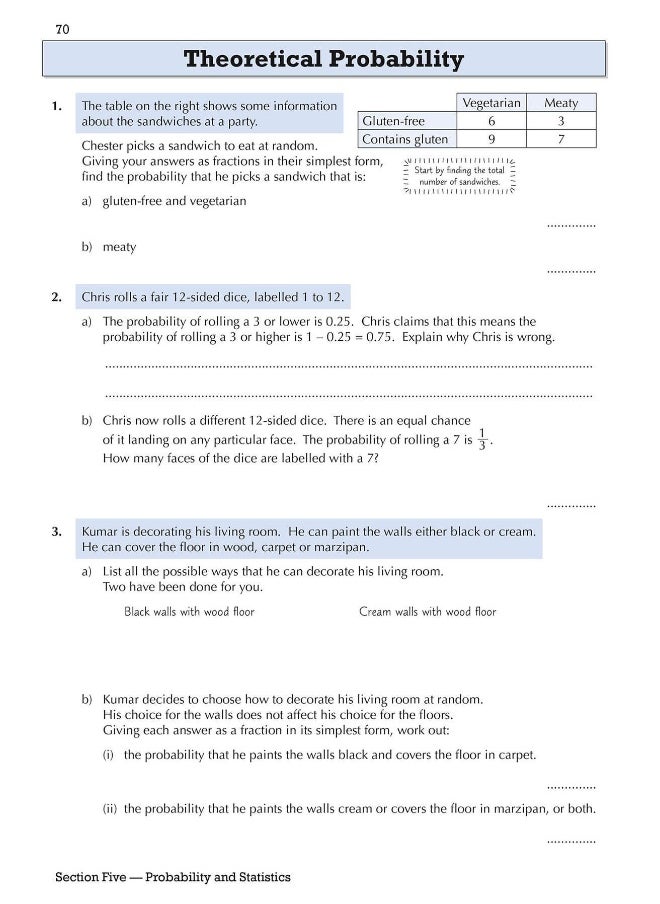null - KS3 Maths Year 9 Targeted Workbook (with answers) - Image 1