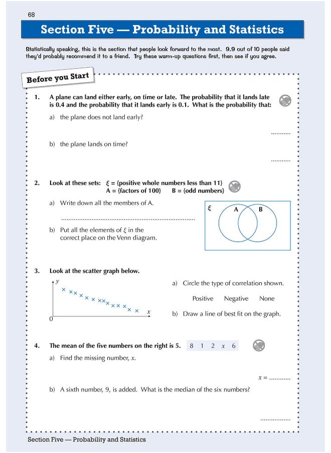 null - KS3 Maths Year 9 Targeted Workbook (with answers) - Image 1