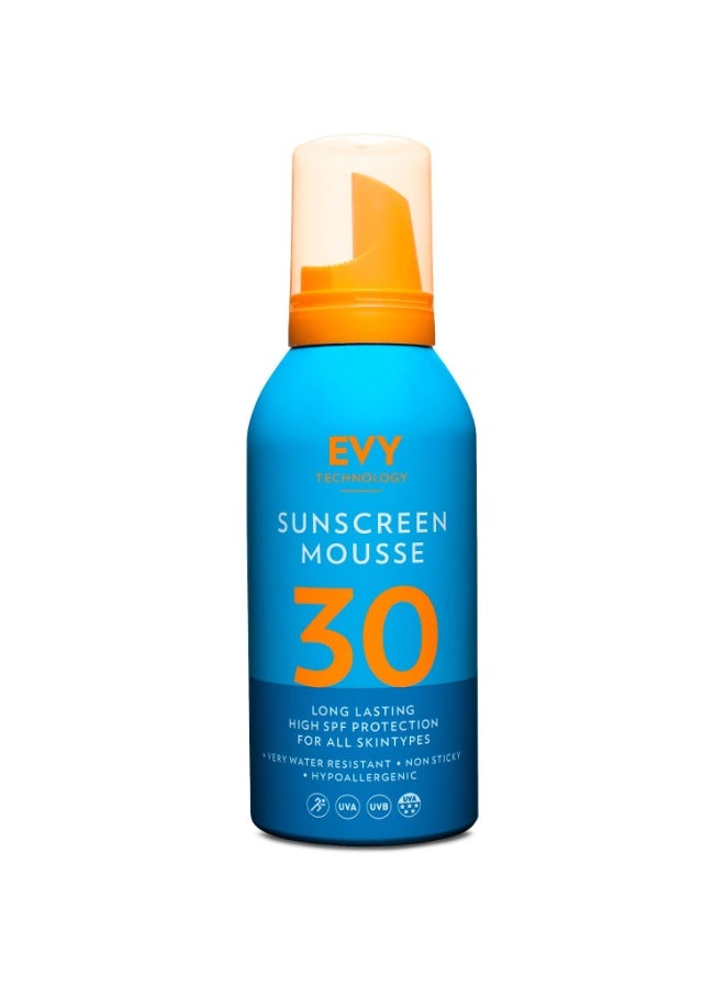 Evy Technology Sunscreen Mousse Long Lasting High SPF Protection for Children and Adults SPF30 150ml - Image 1
