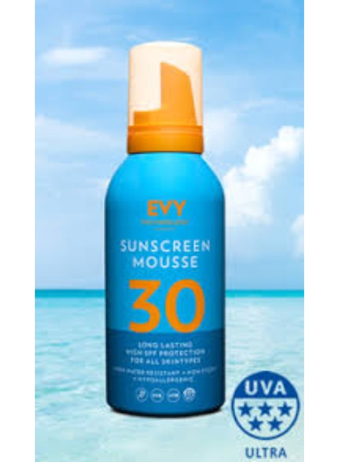 Evy Technology Sunscreen Mousse Long Lasting High SPF Protection for Children and Adults SPF30 150ml - Image 2