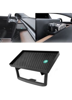 Center Console Organizer for Tesla Model 3/Y, Tray Magnetic Behind Screen Storage Tray Dashboard Organizer Tissue Holder Compatible with Tesla Model 3 Model Y, Accessories for Tesla