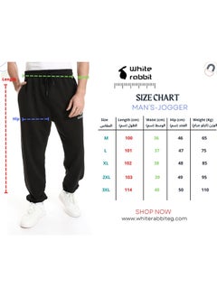 WHITE RABBIT Elastic Waist With Drawstring Comfy Black Pants  - Image 5