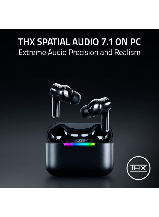 Razer Hammerhead V3 X Lineup Ultra-Low Latency, Multi-Platform Wireless ANC Earbuds , Black I  RZ12-05620100-R3G1 black - Image 2