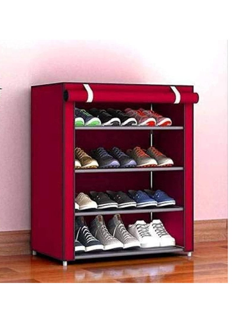 حامل أحذية معدني (4 أرفف - Image 1