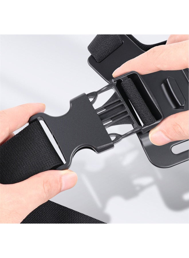 Generic GOPRO DJI Ling Eyes Sports Camera Accessories Mobile Phone Riding Chest Live Fixed Shoulder Strap B Chest Strap-Color:Bright Surface  - Image 5