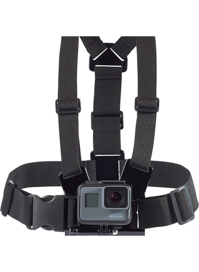 Generic GOPRO DJI Ling Eyes Sports Camera Accessories Mobile Phone Riding Chest Live Fixed Shoulder Strap B Chest Strap-Color:Bright Surface  - Image 4