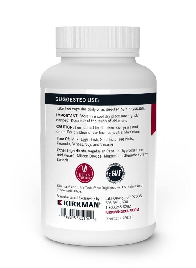 Kirkman Children's Multivitamin & Mineral Capsules - 120 Capsules - Potent Broad Spectrum Vitamin/Mineral Supplement - with Coenzyme Q-10 - No Artificial Colors or Flavors - Image 3