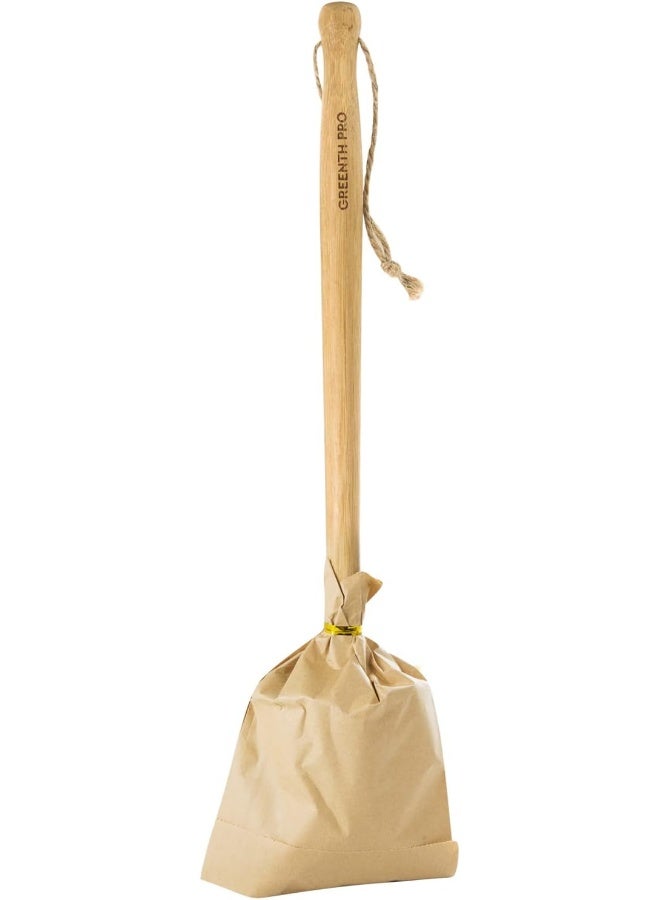 GREENTH PRO فرشاة زجاجات البامبو الطبيعية من GREENTH PRO مع شعيرات سيزال - تصميم مقبض طويل للتعليق فرشاة تنظيف زجاجات المياه وزجاجات الأطفال وزجاجات الرياضة والنظارات وزجاجات المياه وزجاجات النبيذ - Image 3